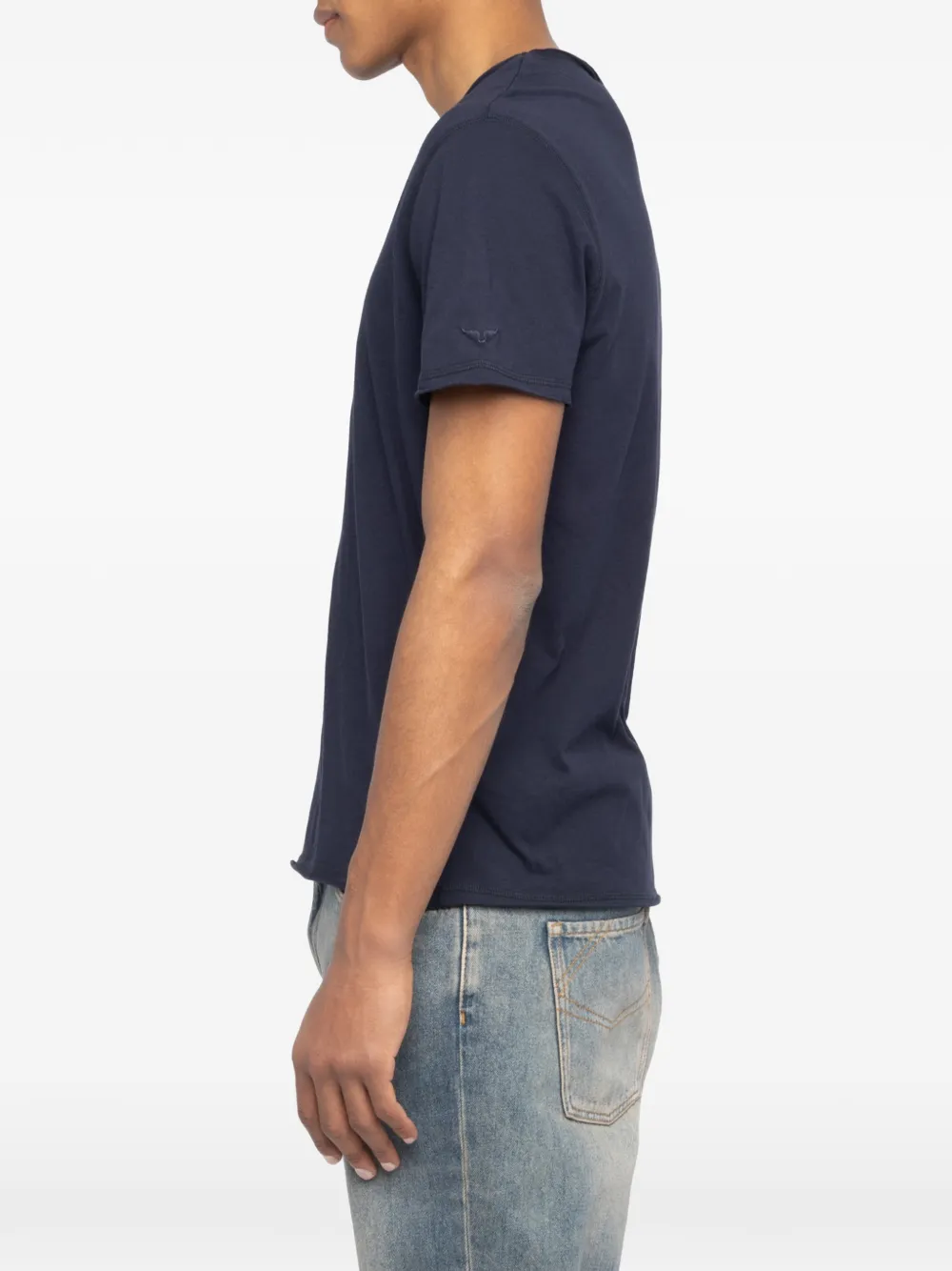 Zadig&Voltaire T-shirt met V-hals Blauw