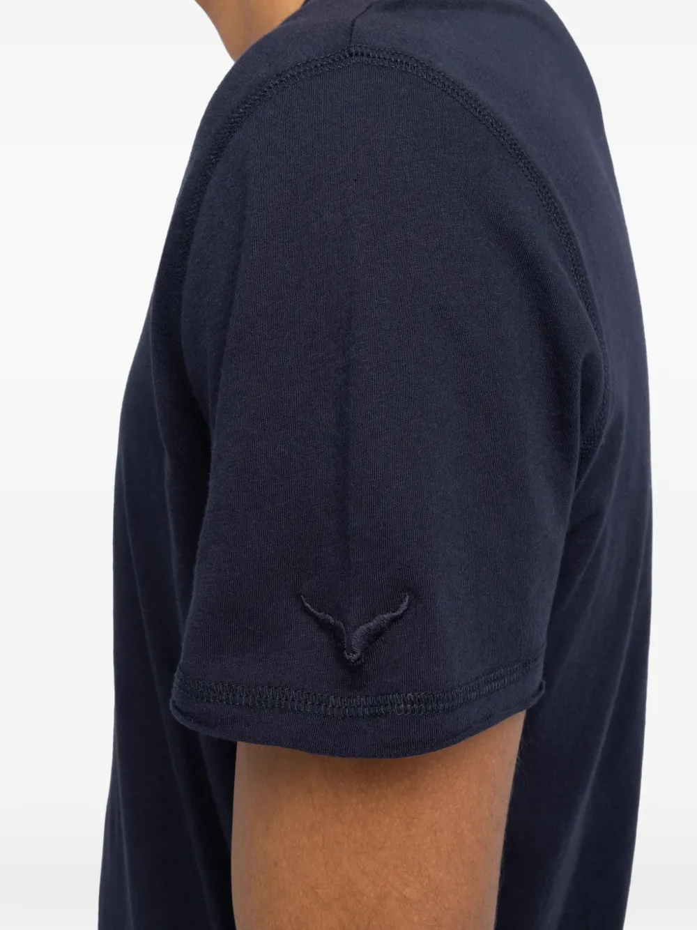 Zadig&Voltaire T-shirt met V-hals Blauw