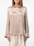 MALIPARMI satin shirt - Neutrals