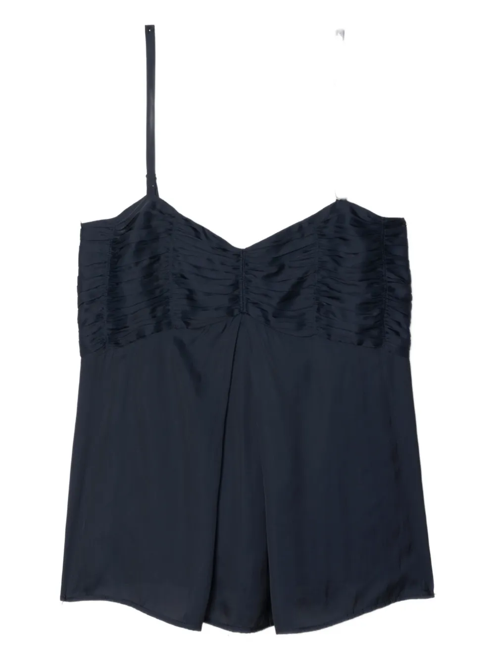 Zadig&Voltaire ruched satin top - Blu