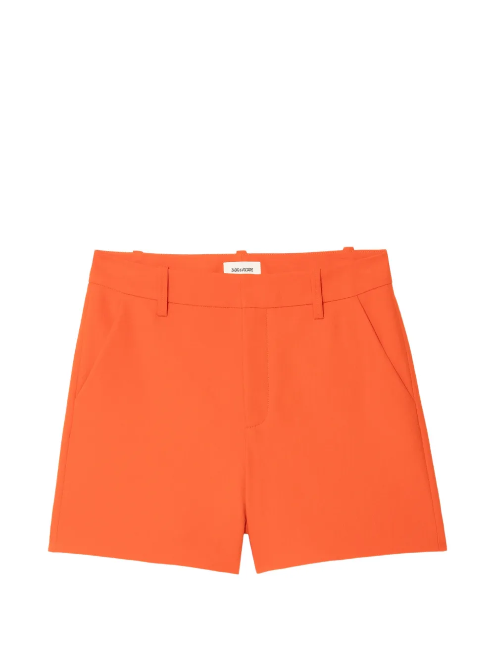 Zadig & Voltaire Sidou Tailored Shorts In Orange