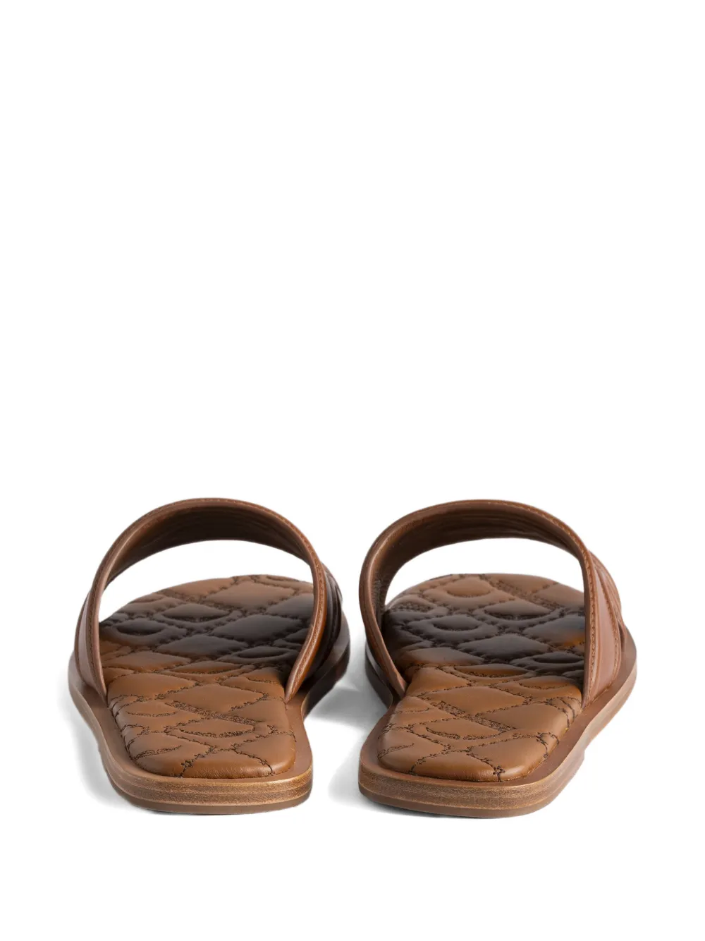 Zadig&Voltaire Beach monogram quilted mules Bruin