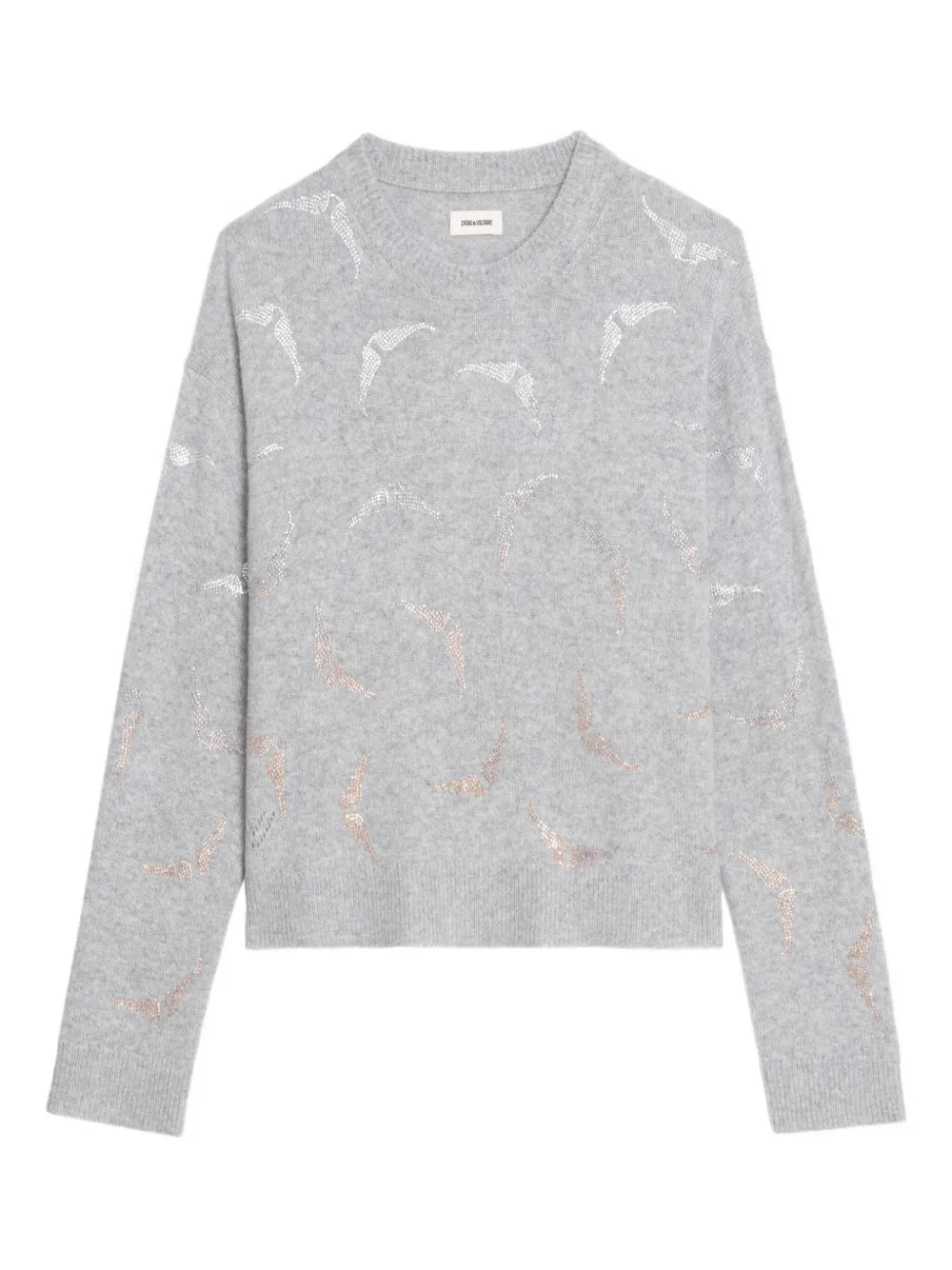 Zadig & Voltaire Markuz Wings-detail Sweater In Multi