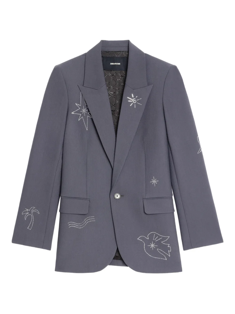 Zadig&Voltaire blazer con apliques | gris | Image 1