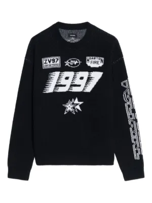 Logo-print Knitted Jumper