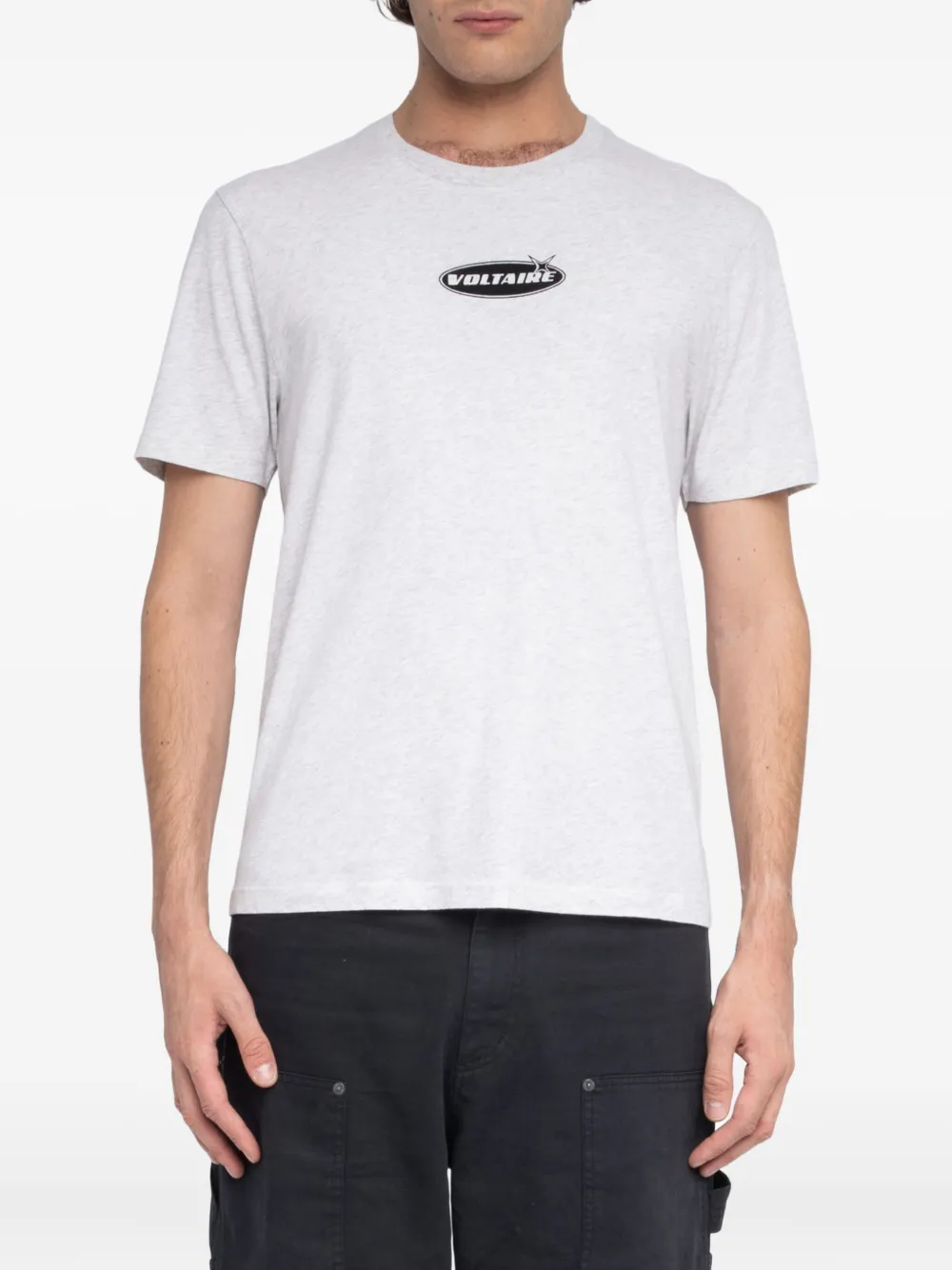 Zadig & Voltaire Tommy T-shirt In Gray
