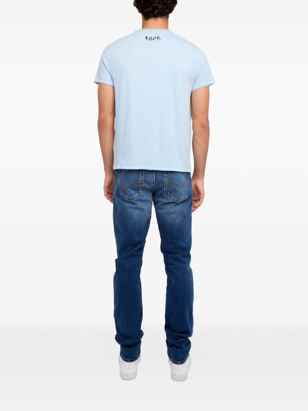 Zadig&Voltaire Monsatir Henley T-shirt Blauw