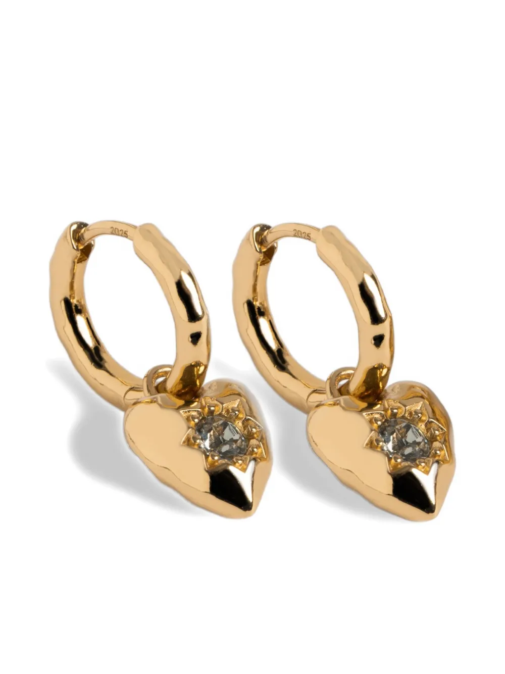 Zadig&Voltaire Heartbreaker loop earrings - Goud