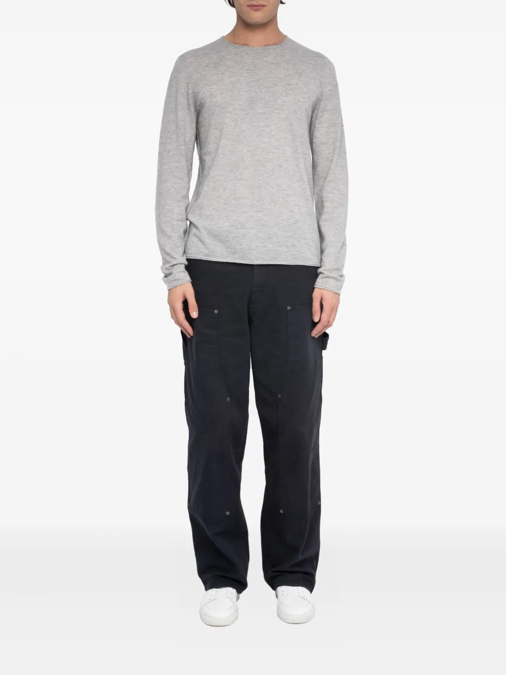 Zadig&Voltaire motocross graphic knitwear - Grijs