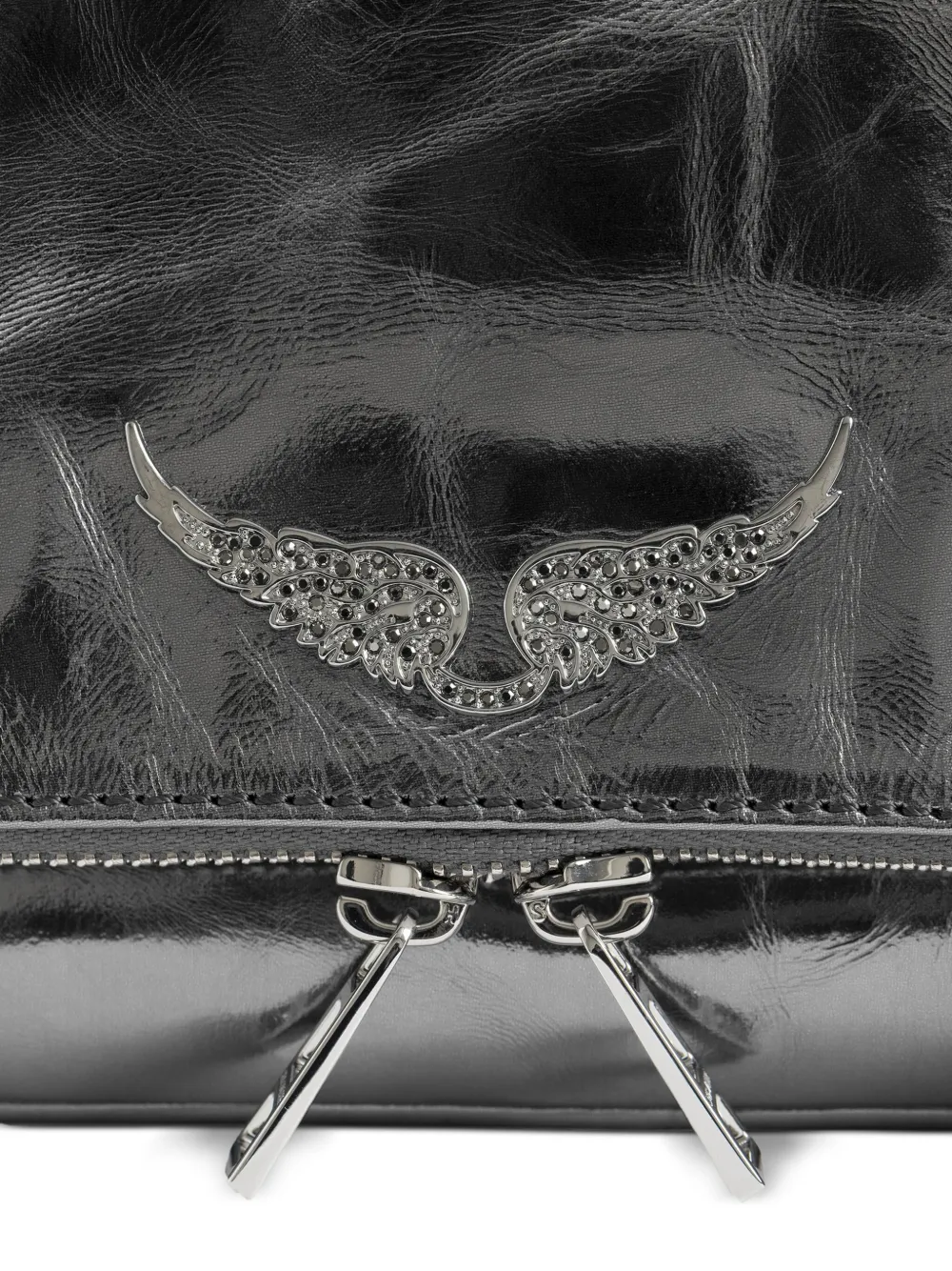 Zadig&Voltaire Rock Vintage clutch Grijs