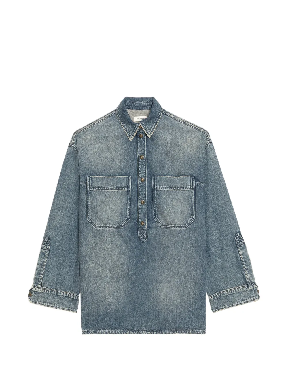 Zadig&Voltaire Timona pockets shirt - Blu