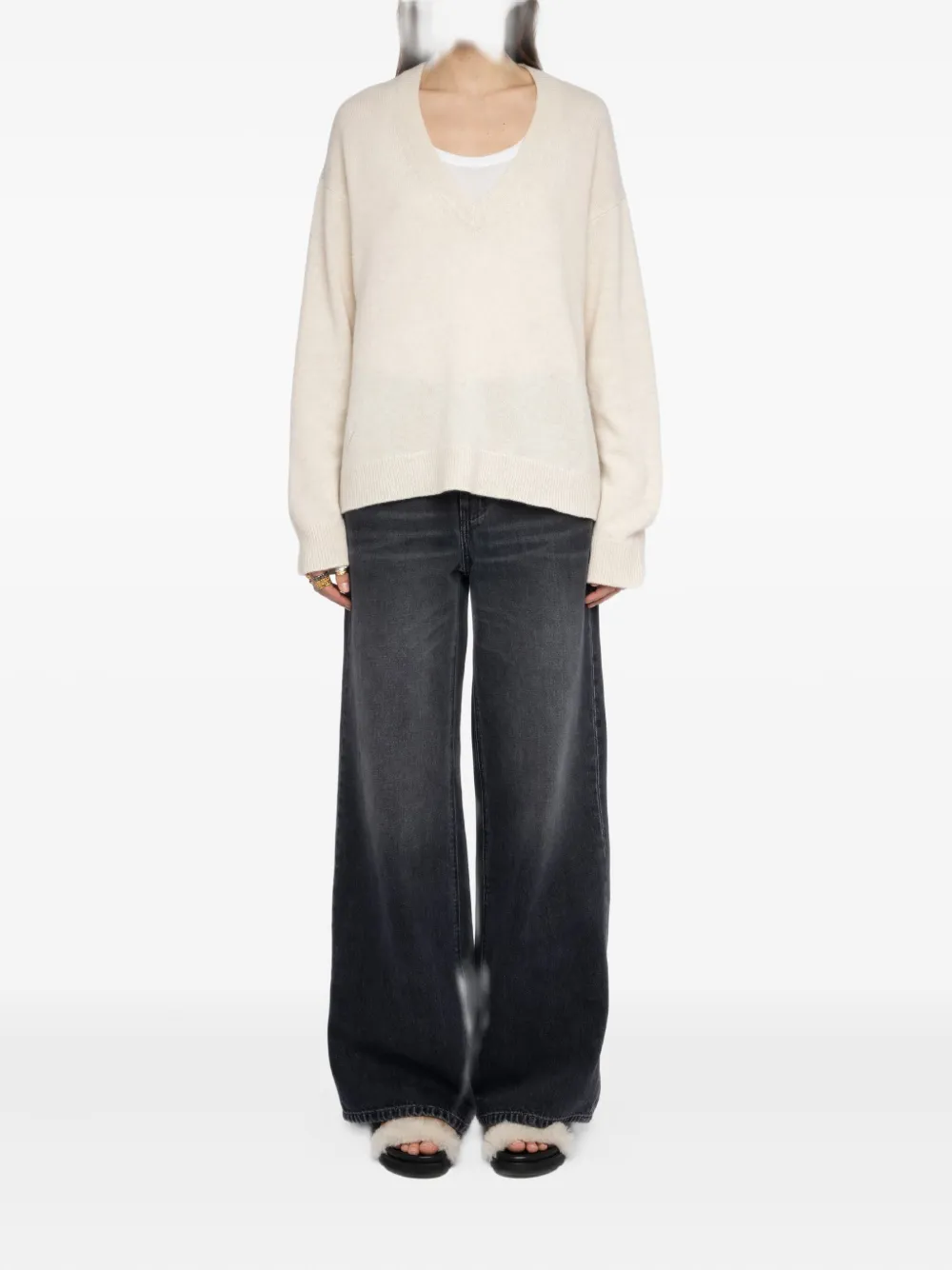 Zadig & Voltaire Mikyz Strass Sweater In Neutral