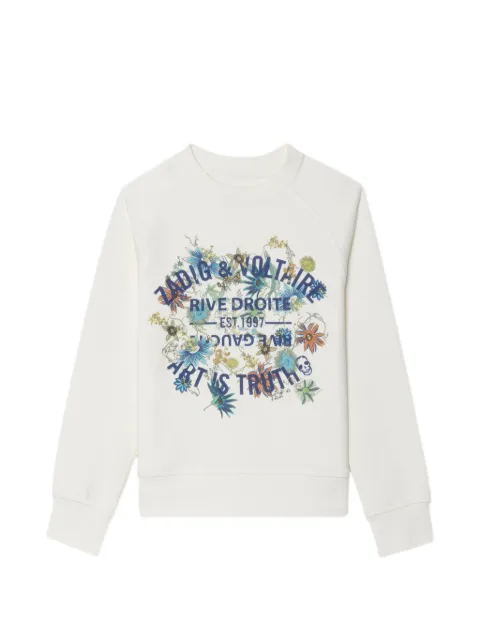 Zadig&Voltaire floral crew-neck sweatshirt