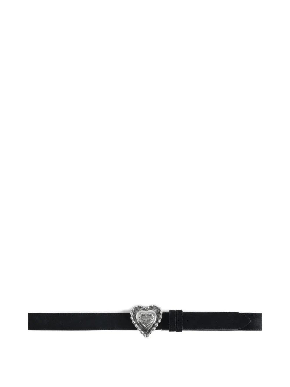 Zadig&Voltaire Santa Fe heart-buckle belt - Nero