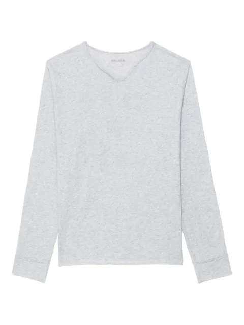 Zadig&Voltaire Monsatir Henley button-detail T-shirt