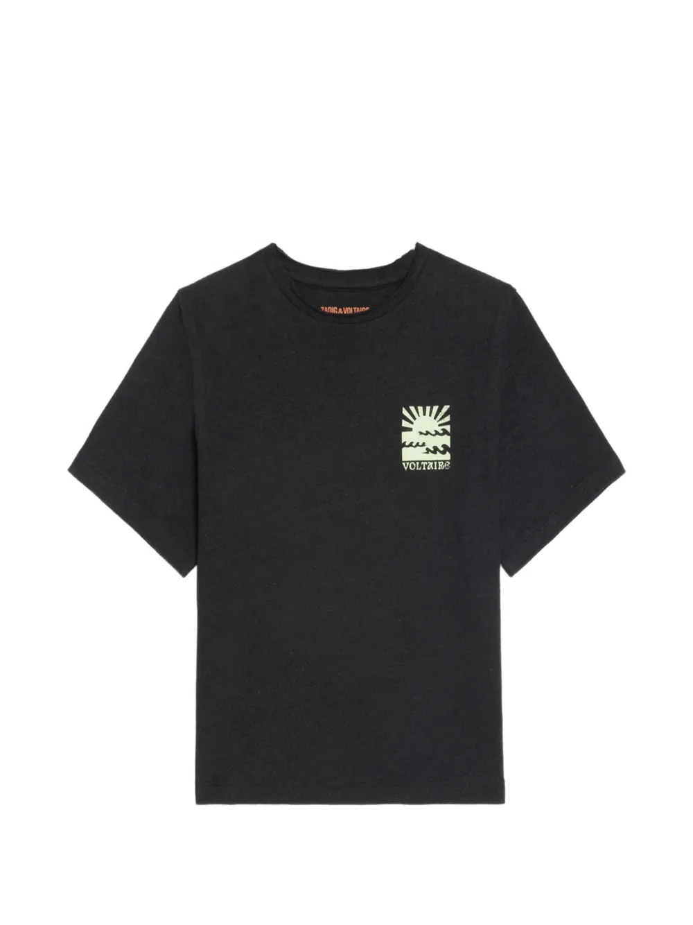 Zadig&Voltaire T-shirt Toby con stampa - Nero