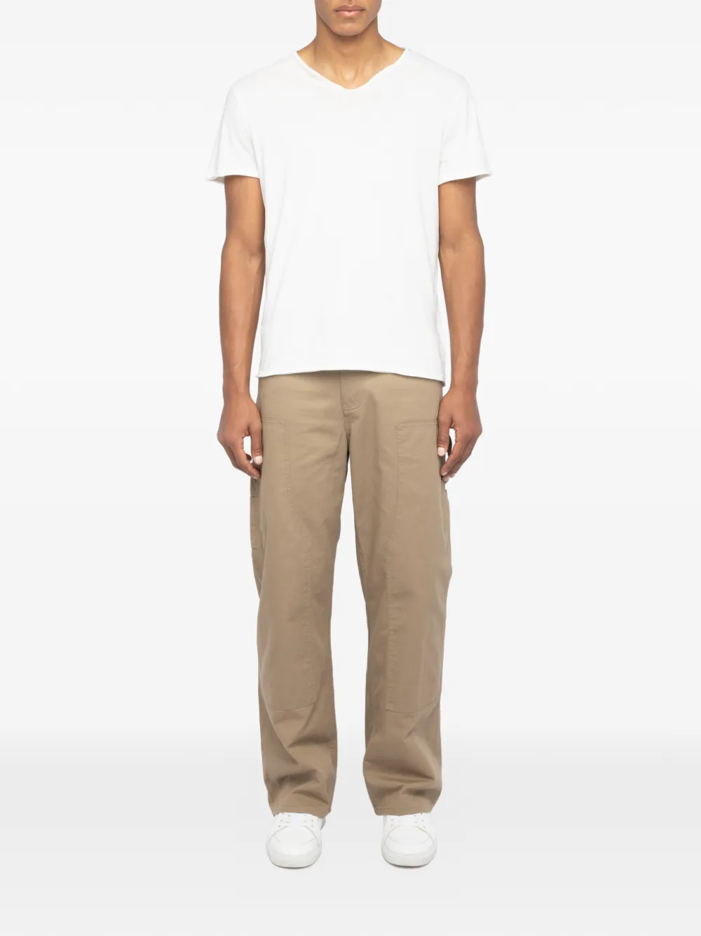 Zadig&Voltaire V-neck short-sleeve T-shirt - Wit