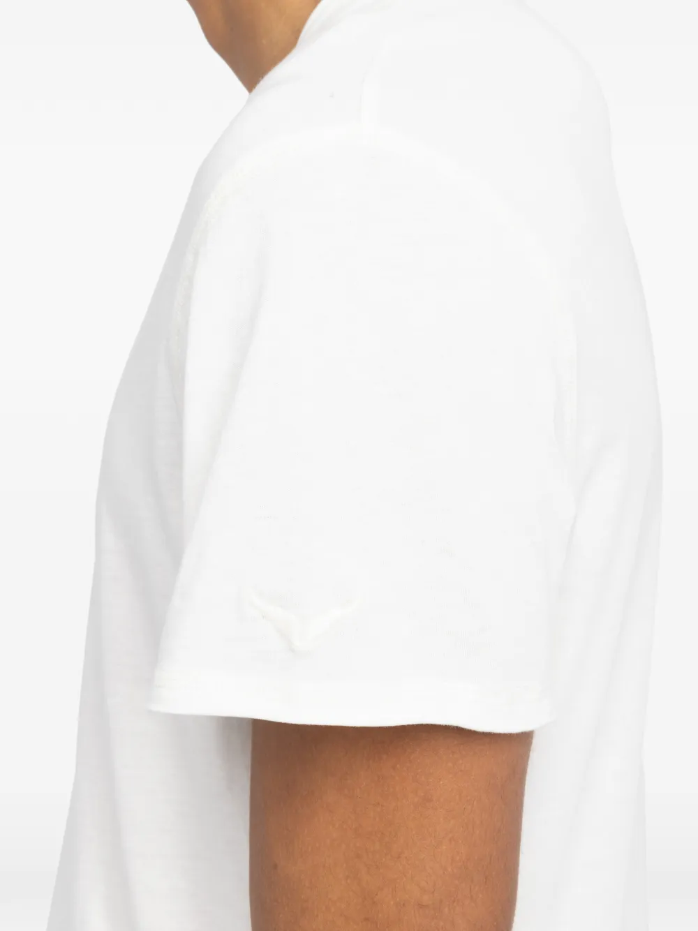 Zadig&Voltaire Monastir Henley T-shirt Wit