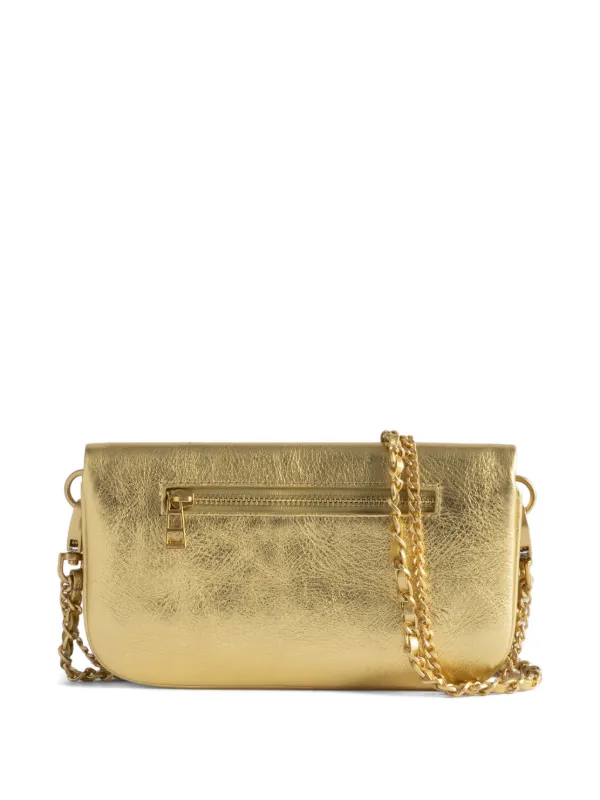 Zadig&Voltaire Leather Cross Body Bag | Gold | FARFETCH