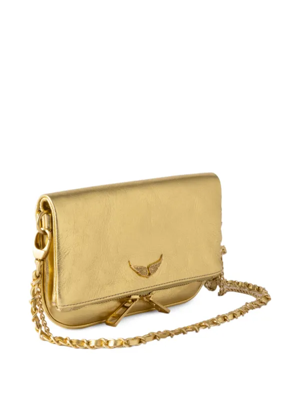 Zadig&Voltaire Leather Cross Body Bag | Gold | FARFETCH