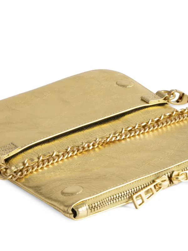 Zadig&Voltaire Leather Cross Body Bag | Gold | FARFETCH