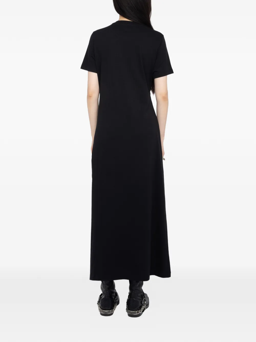 Zadig&Voltaire Raja maxi-jurk met vleugelpatroon Zwart