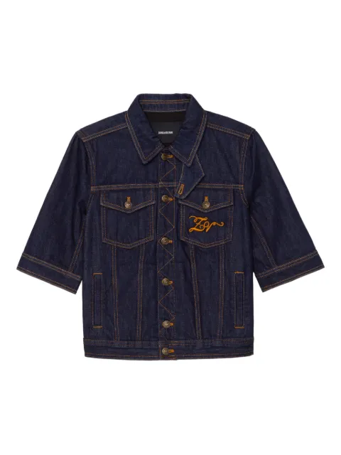 Zadig&Voltaire Kyo short-sleeve buttoned jacket
