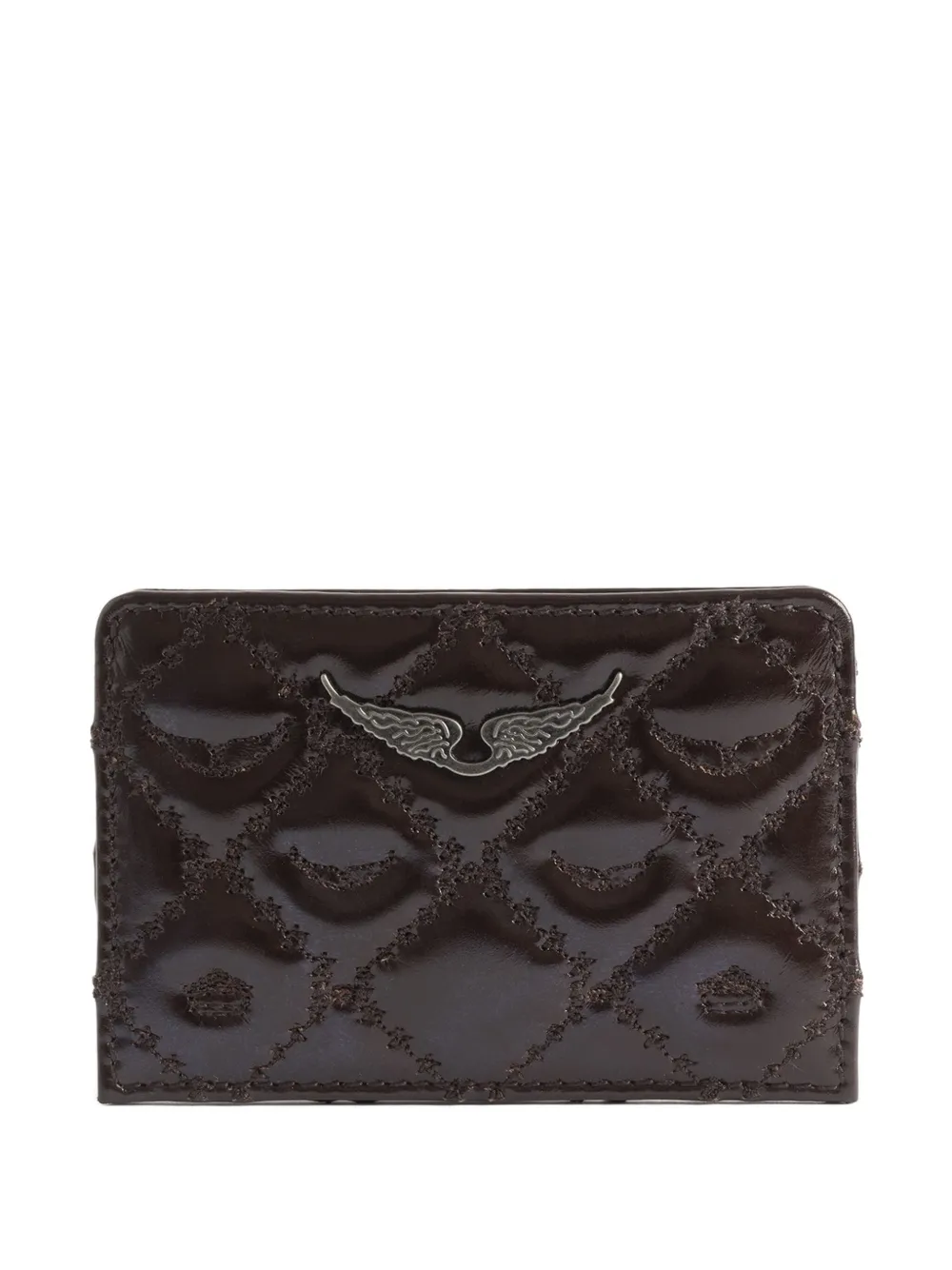 Zadig&Voltaire monogram-pattern wallet | Brown | Image 1