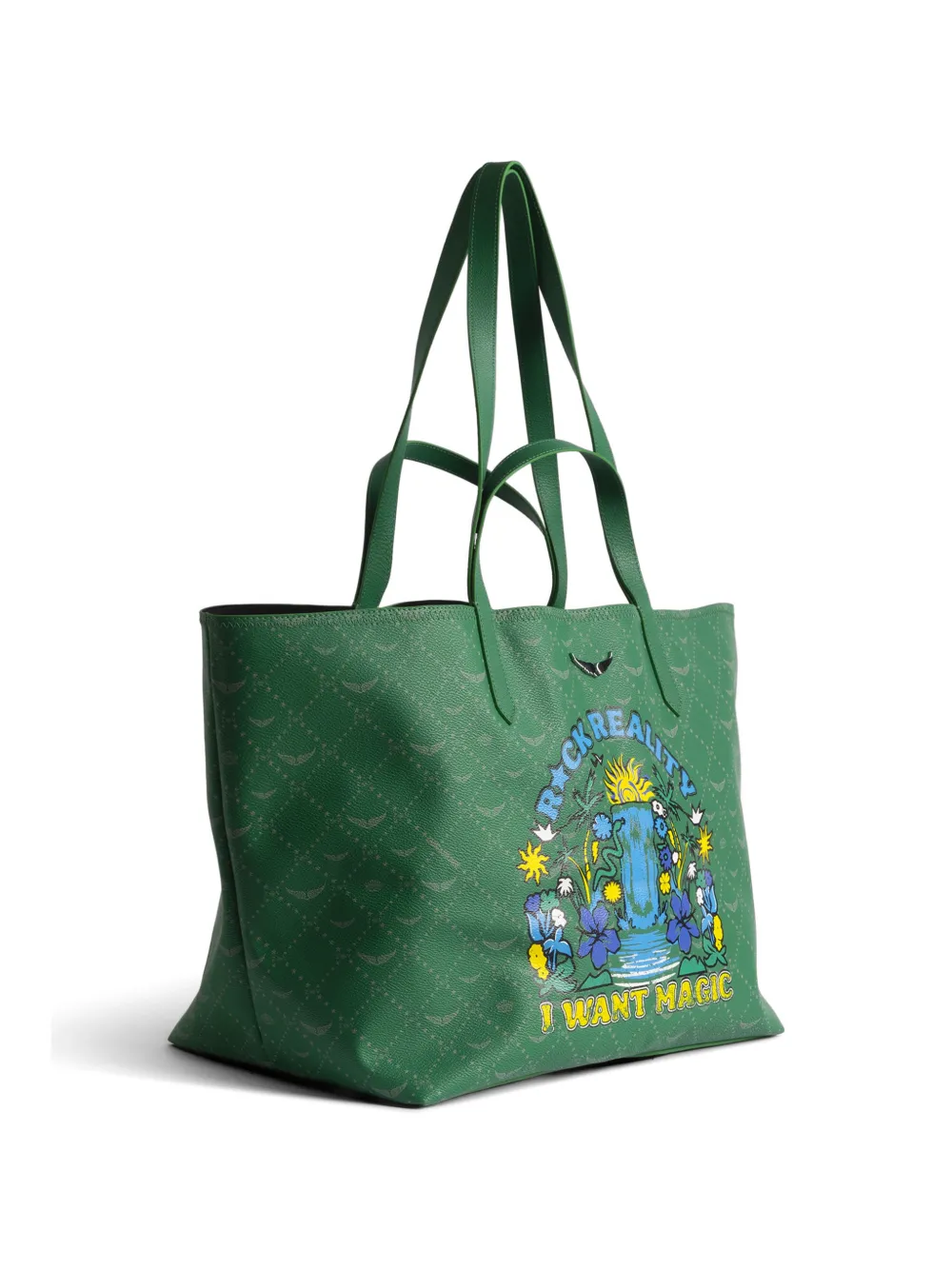 Zadig&Voltaire Shopper met monogram Groen