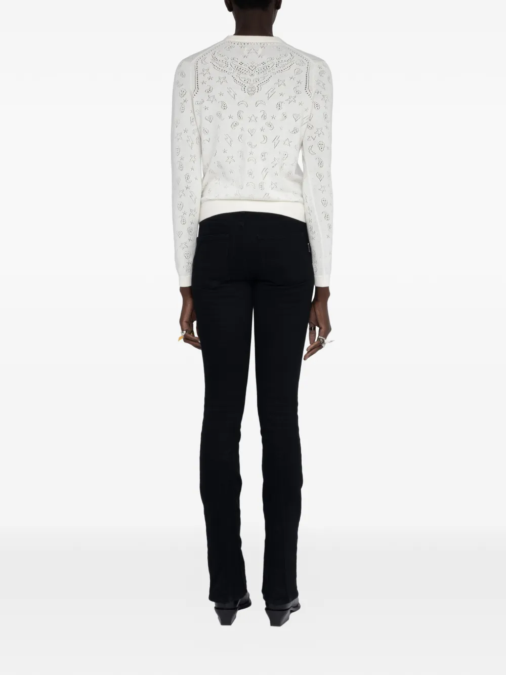 Zadig&voltaire Manala Patterned Cardigan - White 