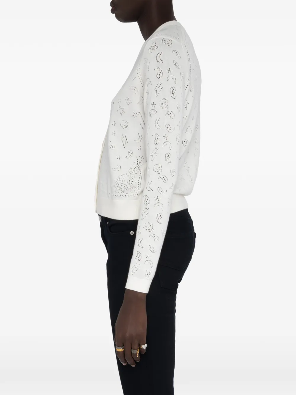 Zadig&Voltaire Manala vest Wit