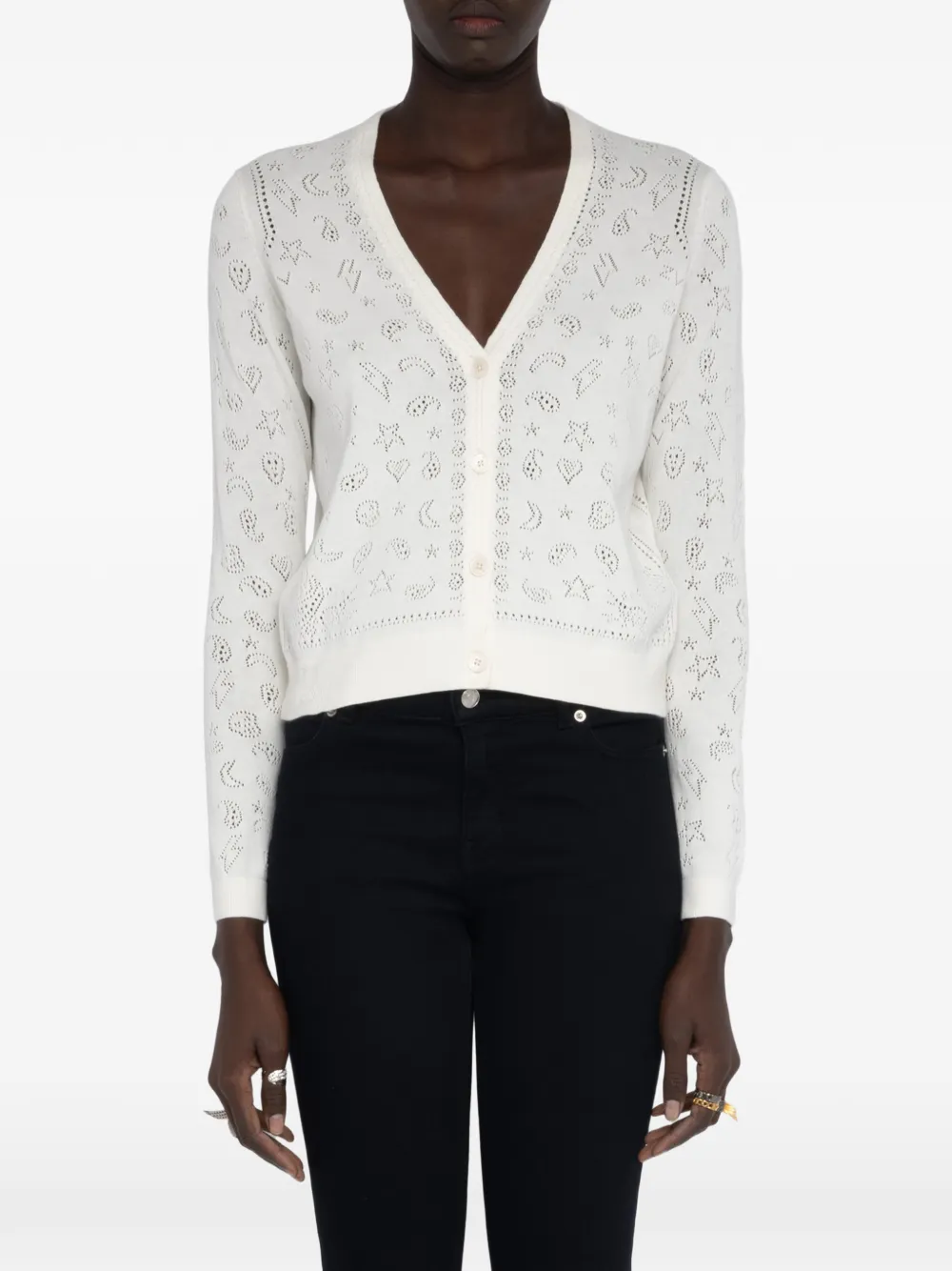 Zadig&Voltaire Manala vest Wit