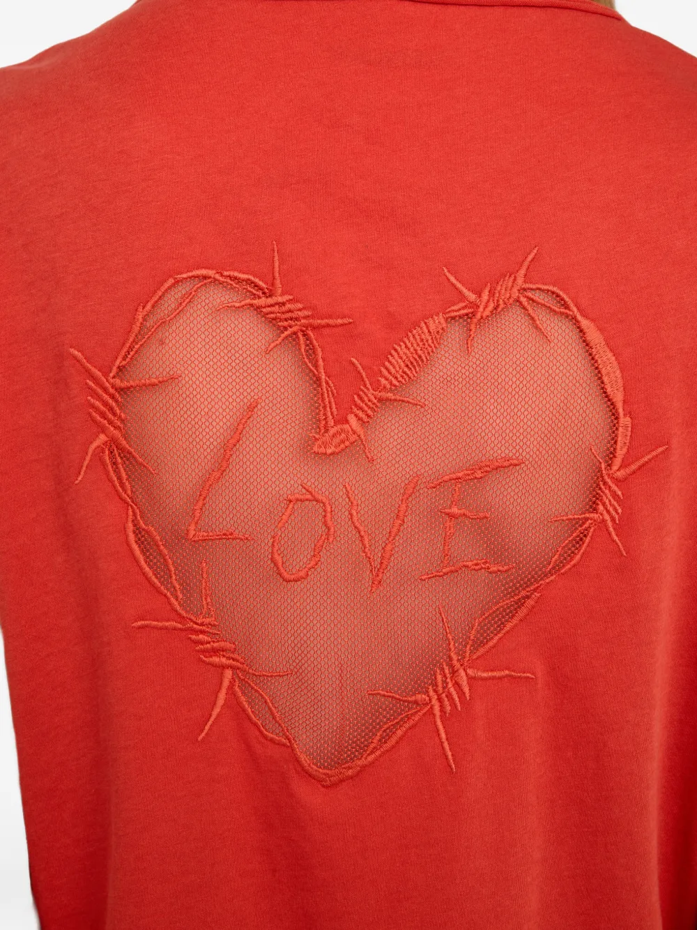 Zadig&Voltaire Henley T-shirt Oranje