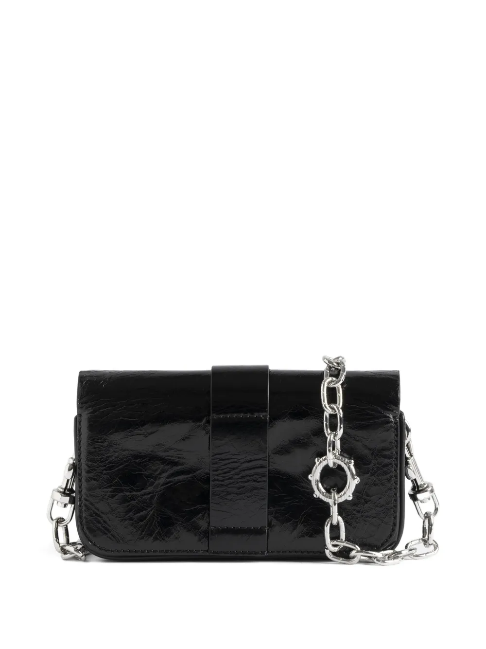  Zadig&voltaire Mini Kate Ring-detail Chain-strap Bag - Black 
