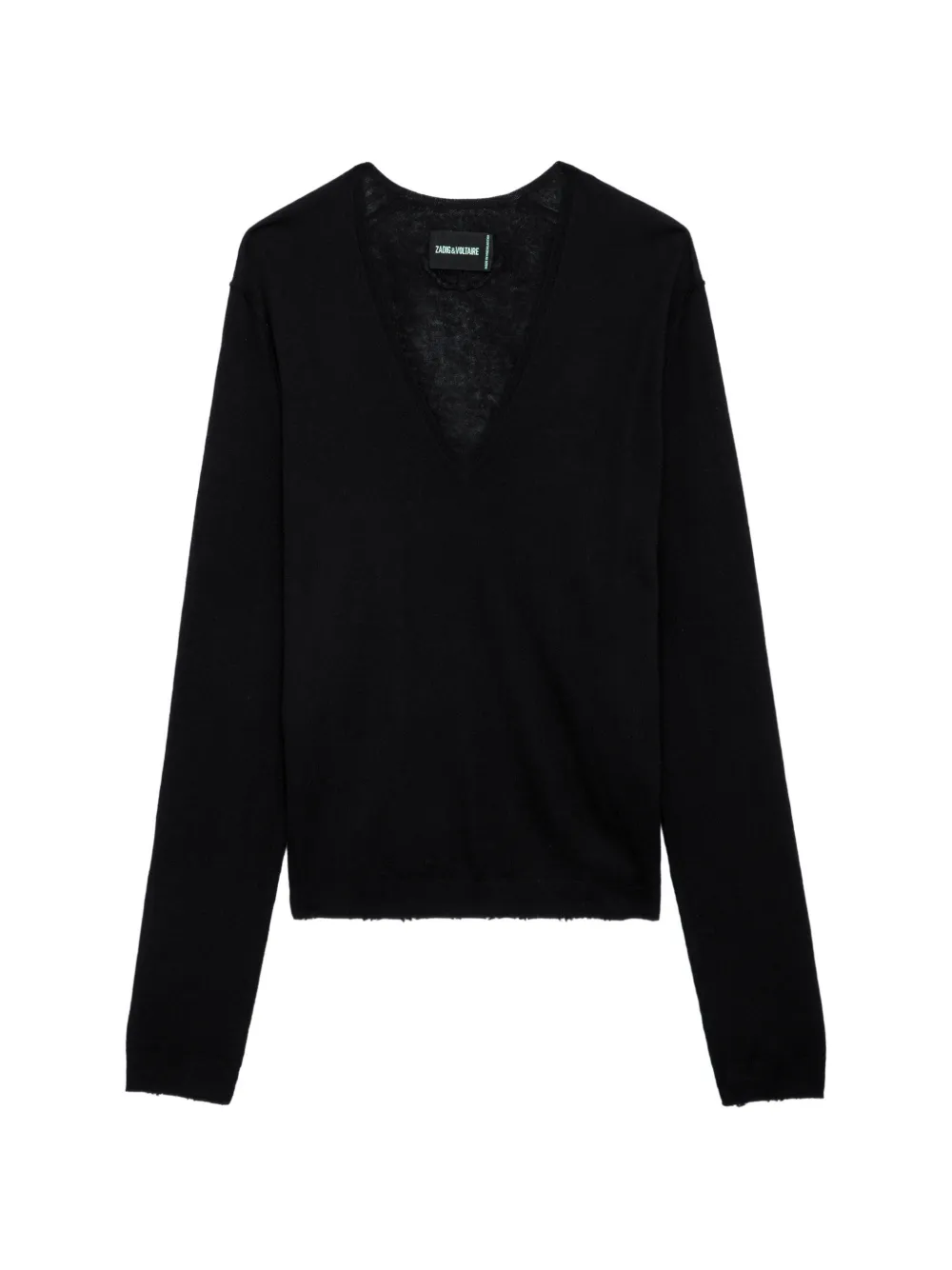 Zadig&Voltaire Rivy CP V-neck sweater - Nero