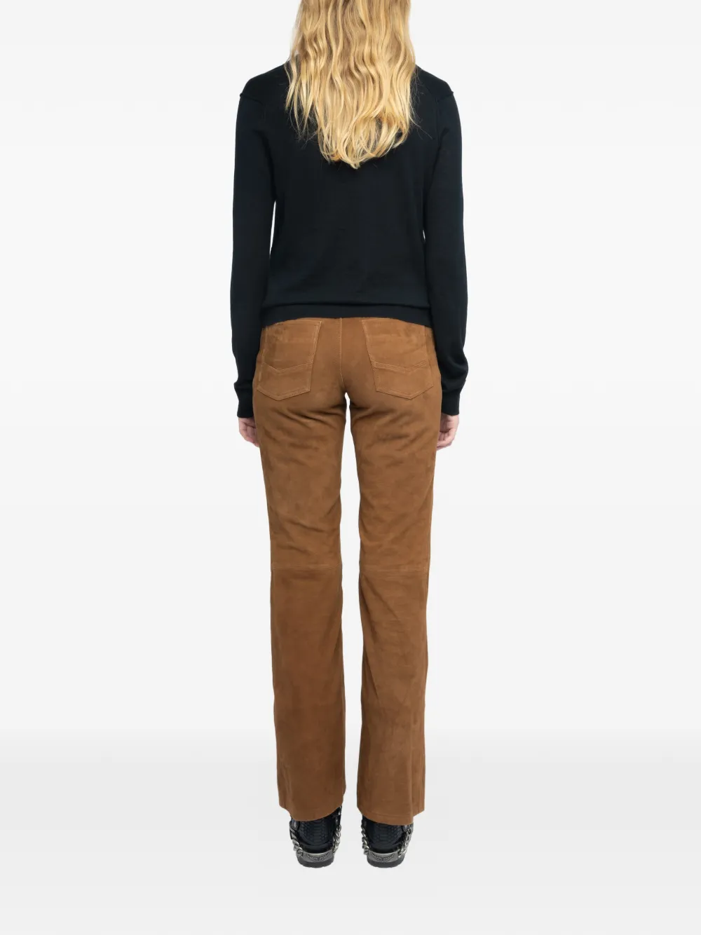 Zadig&Voltaire Rivy CP trui met V-hals Zwart