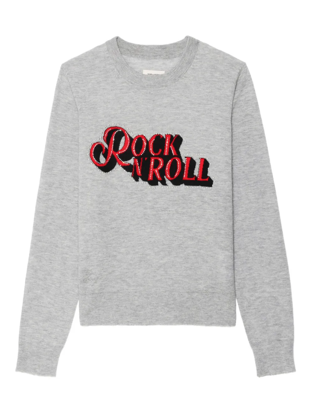 Zadig&Voltaire Maglione con decorazione - Grigio