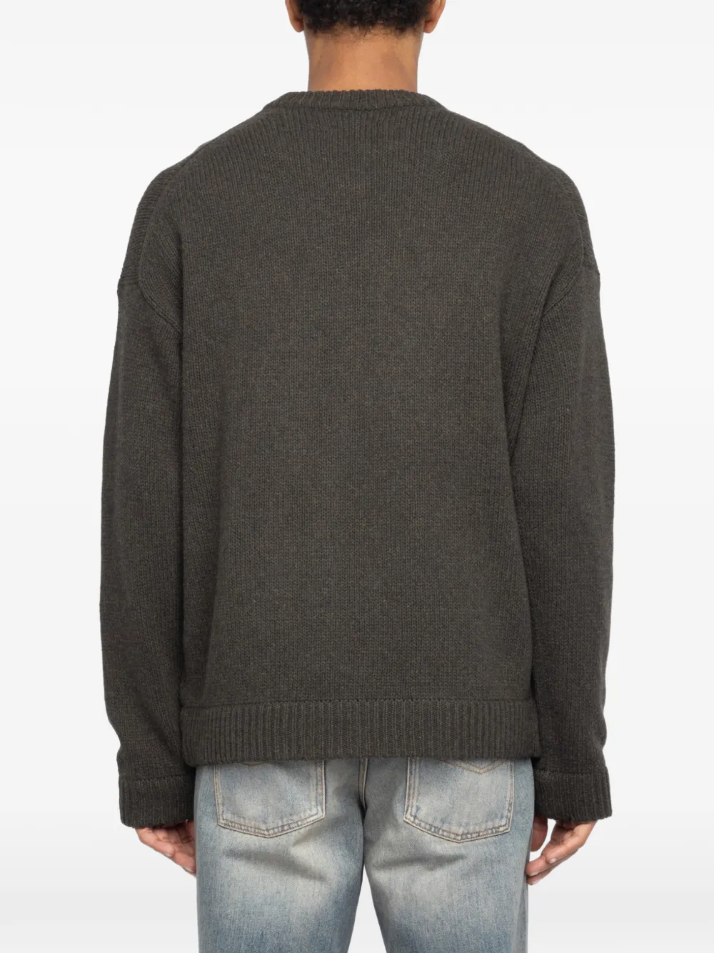 Zadig&Voltaire Marko trui met slangenpatroon Groen