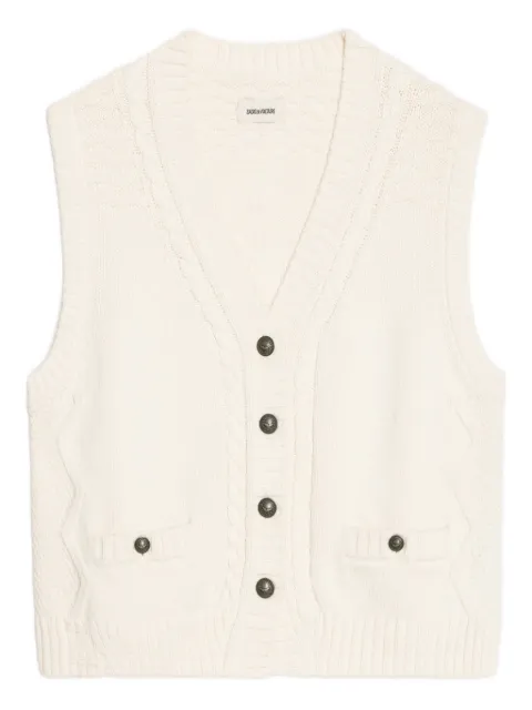 Zadig&Voltaire cable-knit vest