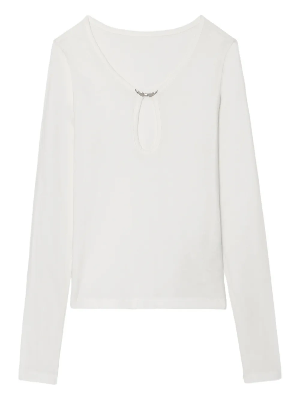 Zadig&Voltaire T-shirt a maniche lunghe - Bianco