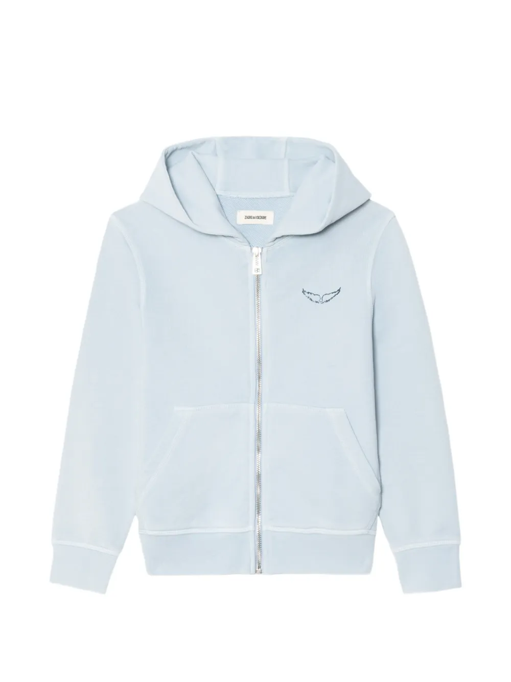 Zadig&Voltaire Felpa Ghost con zip - Blu