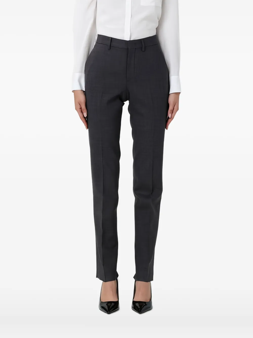 Tagliatore high-waisted tailored trousers - Grijs