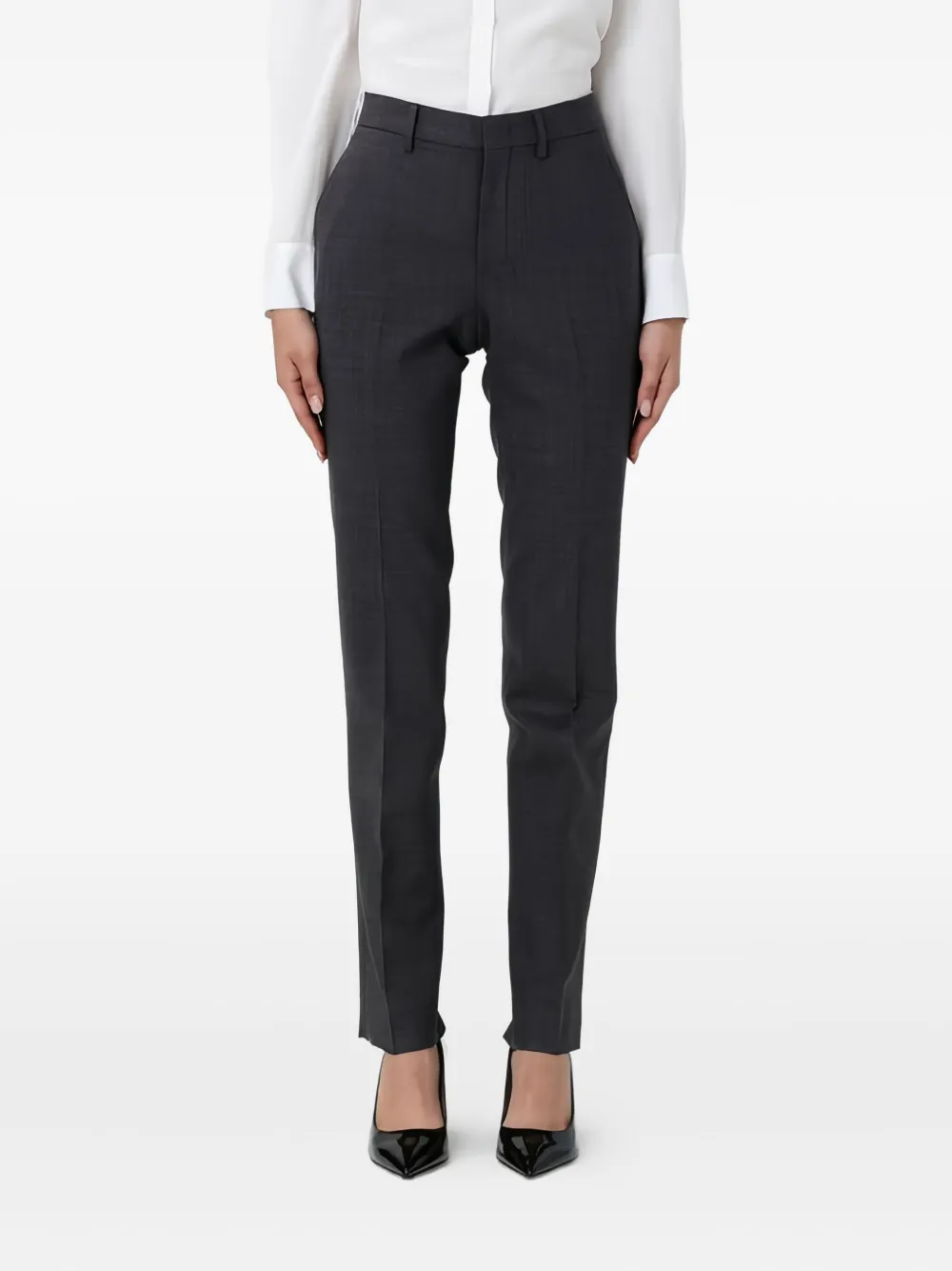 Tagliatore high-waisted tailored trousers | Grey | Image 1