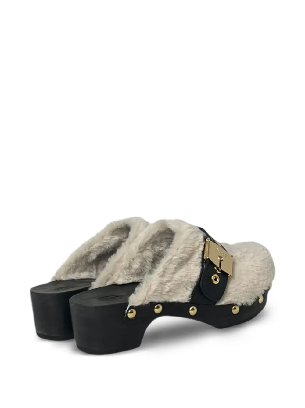 Scholl PESCURA ALASKA muiltjes van imitatiebont Beige