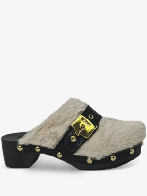 Scholl PESCURA ALASKA faux-fur mules