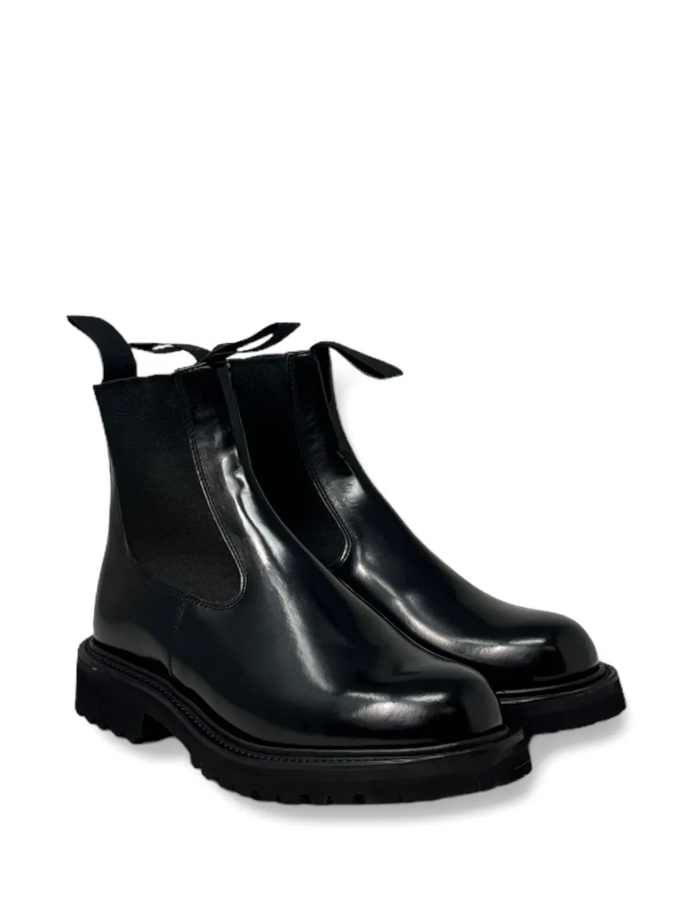 Tricker's Paula laarzen met chunky zool Zwart