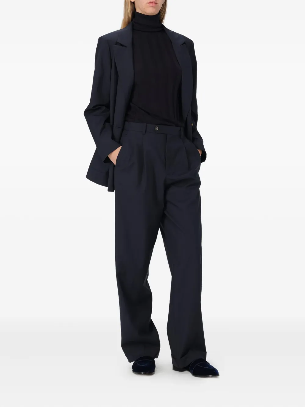 A.P.C. Melisandre pleated trousers - Blauw