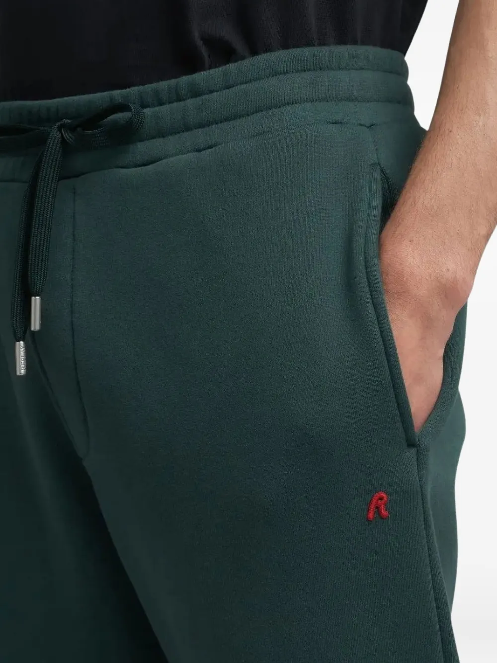 Replay Trainingsbroek met logo en trekkoord Groen