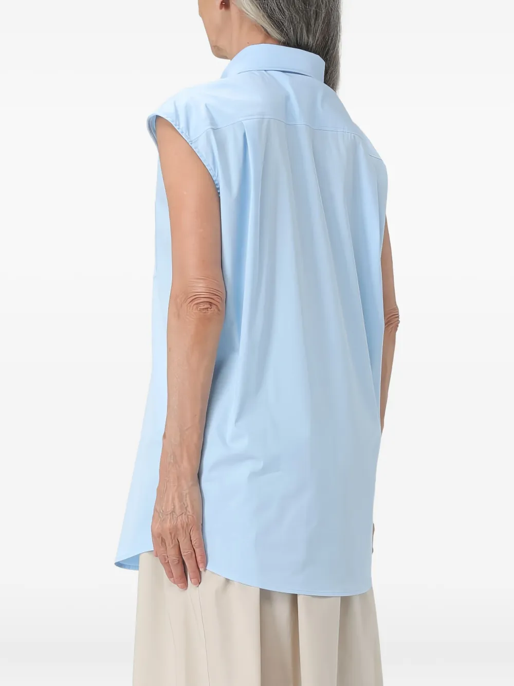 Jacob Cohën sleeveless shirt - Blauw