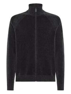 Stone Island ジップアップ カーディガン | ブラック | FARFETCH JP
